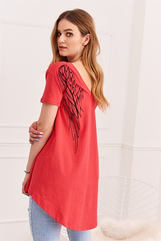 Arkası Baskılı Tunik - 6