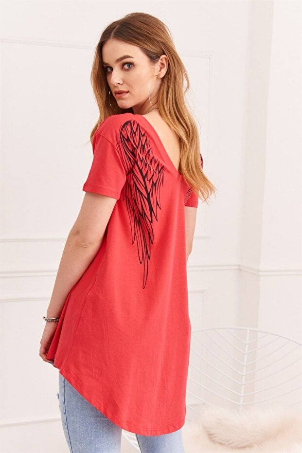 Arkası Baskılı Tunik - 7