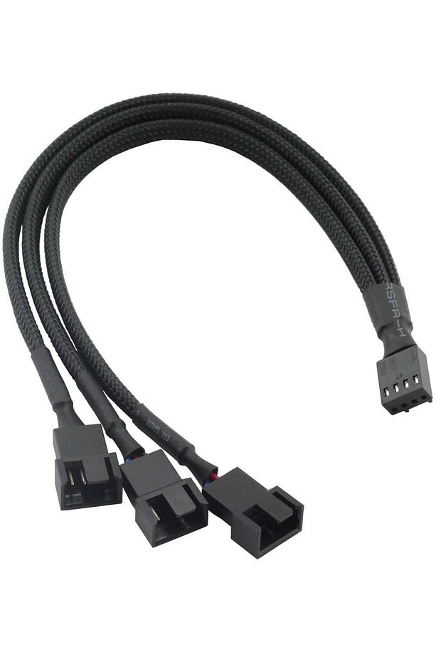 4 Pin Pwm Fan Kontrol Kablosu 4p Dişi 3+3+4p Erkek 4pinli Fan Uzatma Fan Çoklayıcı Pwm Kablo - 1