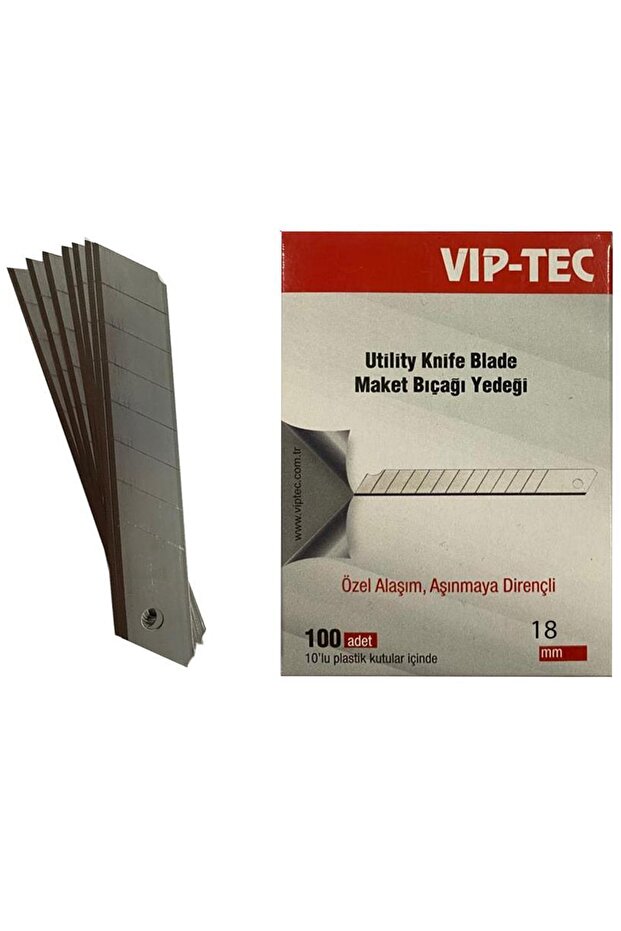 Utility Knife (Falçata) Spare Blade 18 mm (Large) Vt875000 Pack of 10