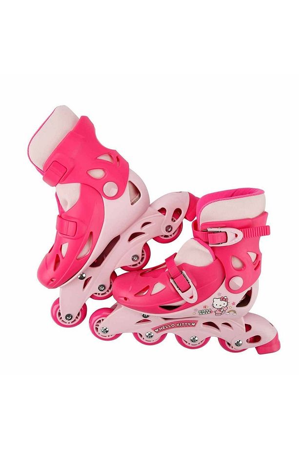Kız Çocuk Pembe Hello Kitty Inline 4 Teker Paten - 4
