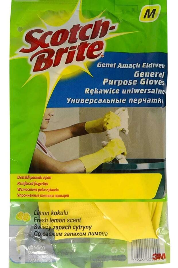 Scotch Brite Sarı Eldiven (m Beden) - 1