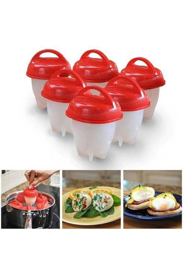 Silikon Yumurta Haşlama Kabı 6lı Set (CLZ) - 1