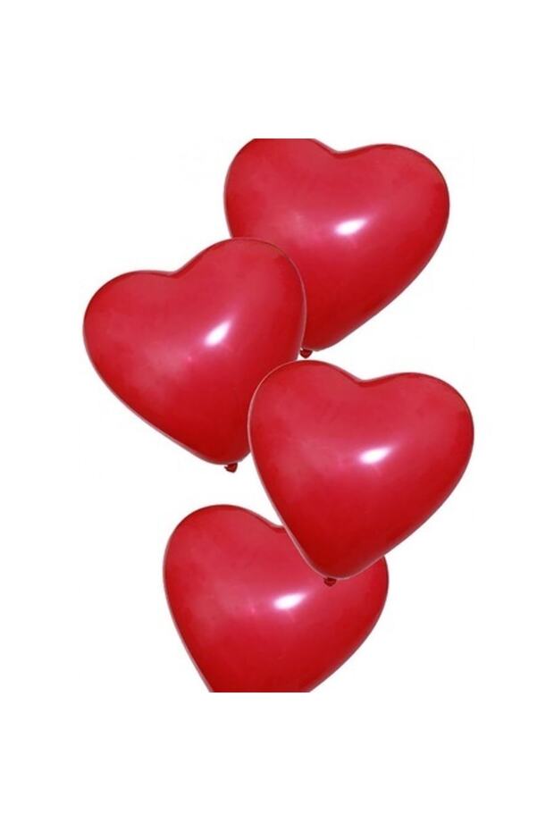 Valentine's Day 45 Pieces Heart Balloon Latex Red