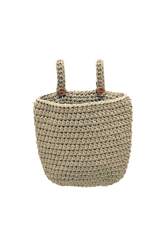 Set coș suspendat (bej) - 1