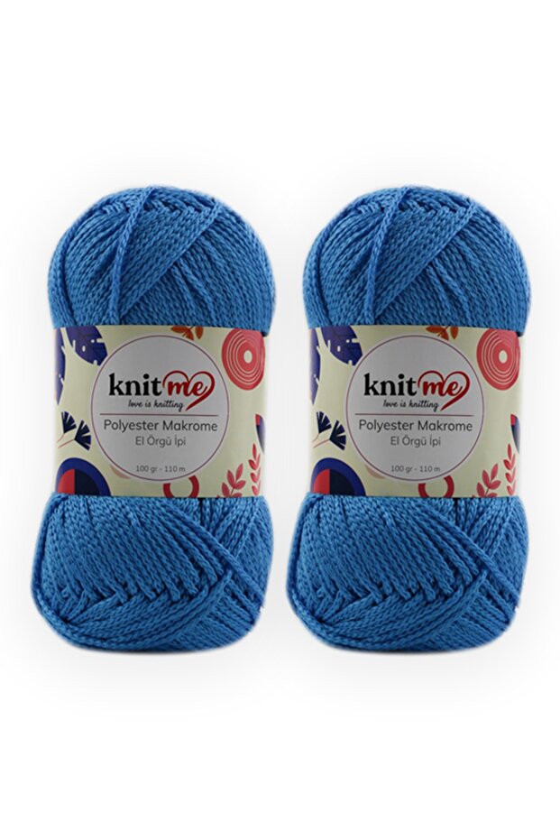 Polyester Makrome 100 Gr 5'li Paket El Örgü Ipi Taka Yarn (828) - 4