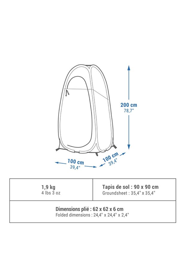 Kamp Duş Kabini - 2 Seconds - 2