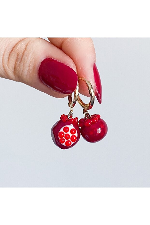 Murano Nar Küpe - 1