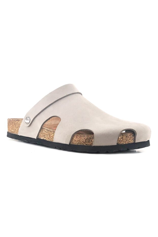 Dublin Mantar Taban Dana Derisi Anatomik Terlik - 2