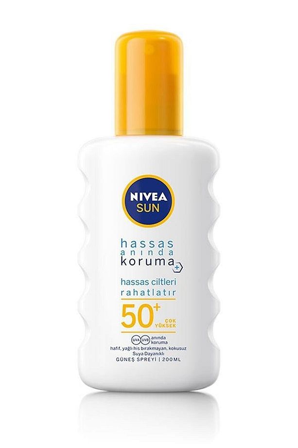Hassas Ciltler Için Koruyucu Güneş Spreyi Spf 50 200 ml - 1