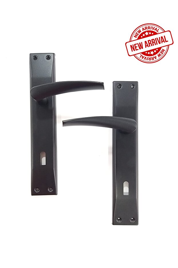 New Brawo Handle Matte Black Stainless Mirrored (Room) Door Handle