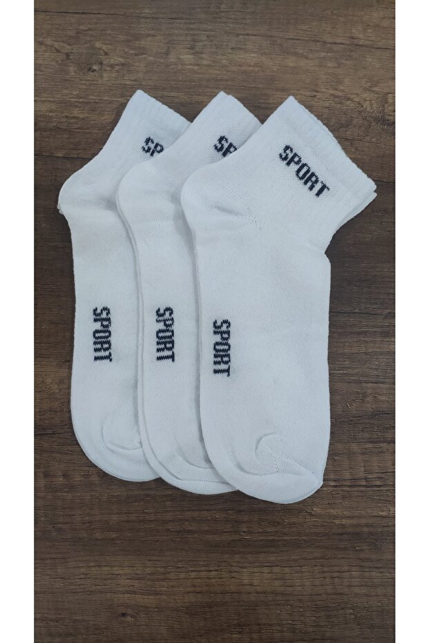 Men's 3-Piece Half-Toe Sports Socks Economical