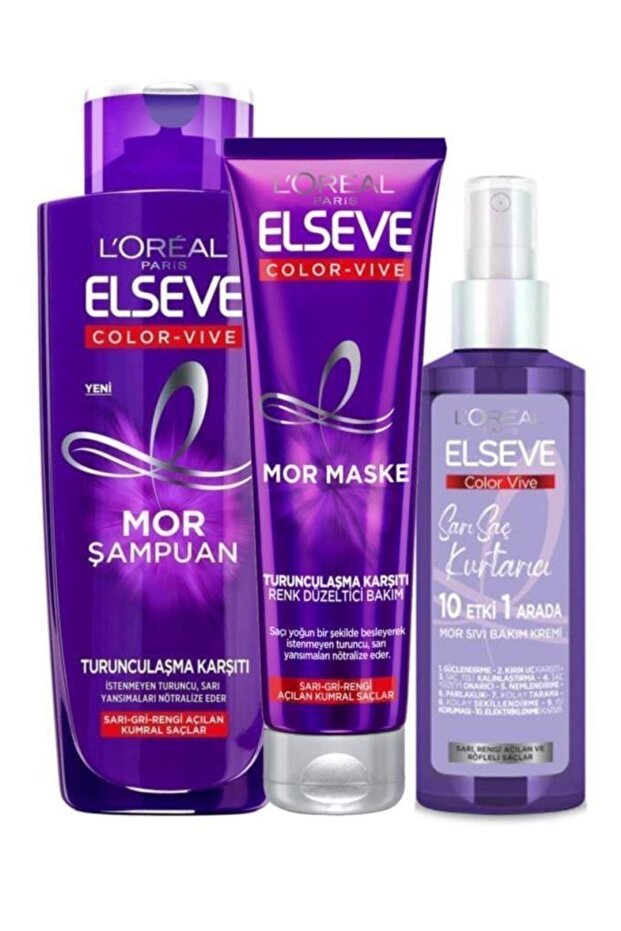 Turuncusuz :) Sarılar Mor Bakım Seti - 1