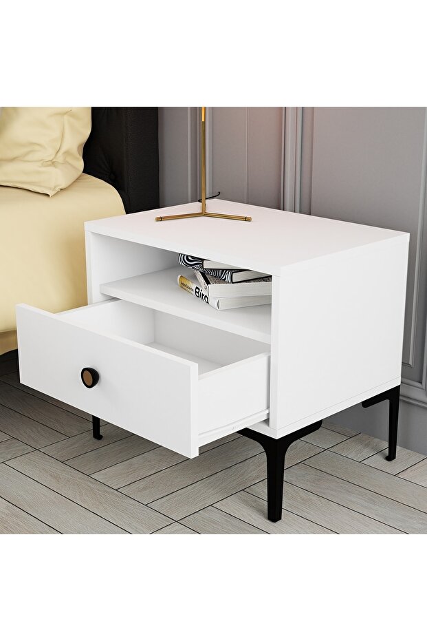 Variant Lizbon Komodin - Beyaz - 3