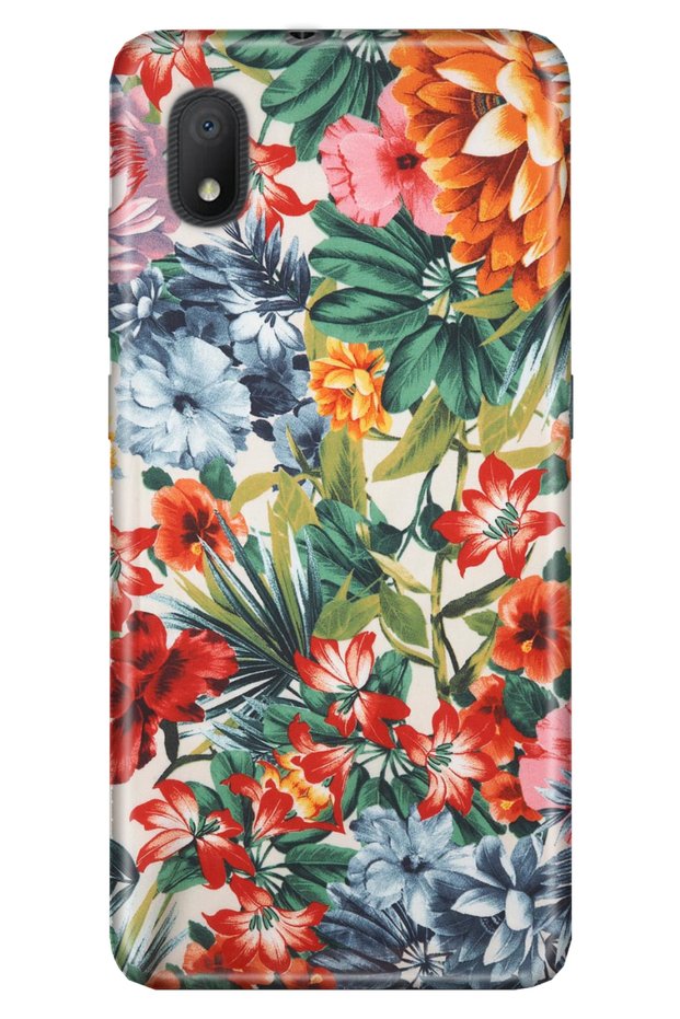 L7 Compatible Case 0.4mm Laser Cut Patterned Silicone - Artistic Flower