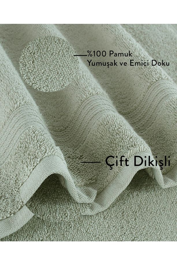 - 2 Adet 70x140 Cm Banyo Havlu Takımı | 550 gram | %100 Pamuk | Yumuşak, Emici Havlu Seti - 2