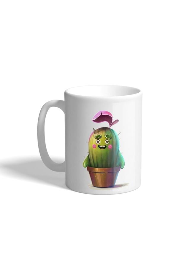 كوب بطبعة صبار