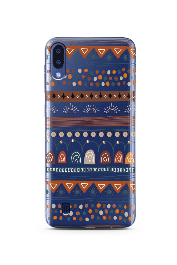Super Transparent Phone Case with Motif Design for Samsung M10