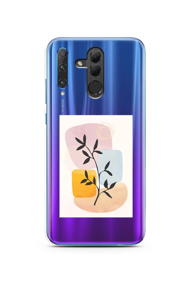 Honor 20 Lite Brush Leaf Design Super Transparent Phone Case