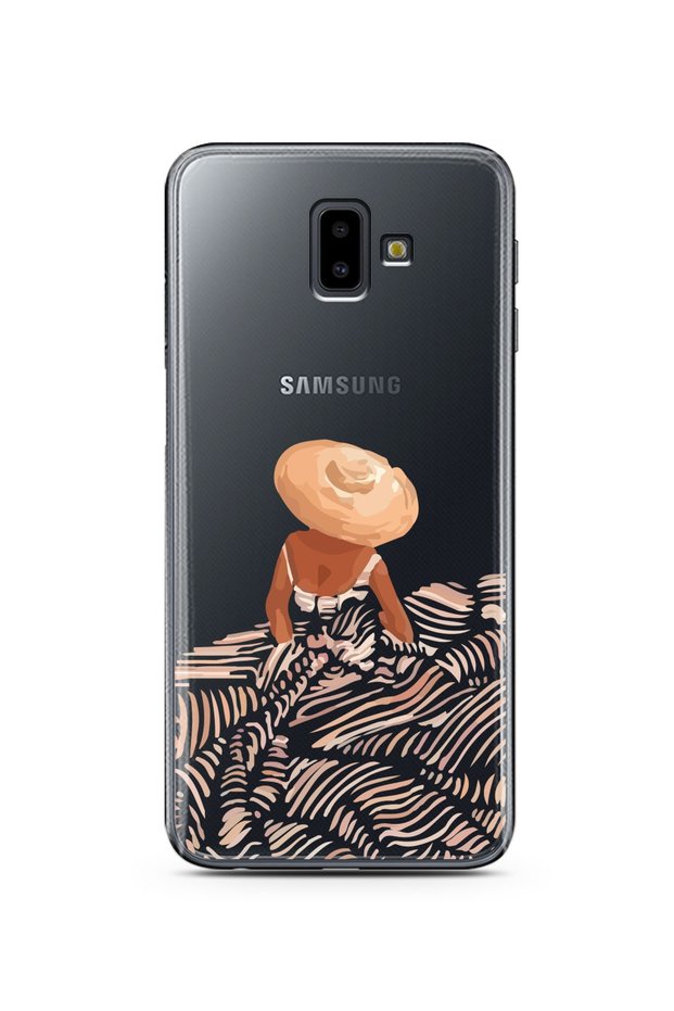 Super Transparent Phone Case for Samsung J6 Plus Skirt Design