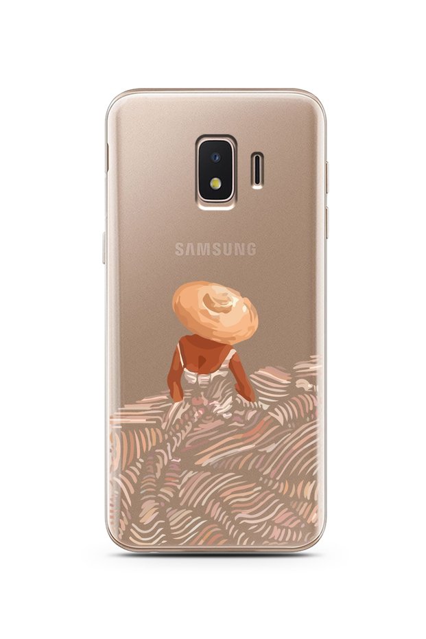 Super Transparent Phone Case for Samsung J2 Core Skirt Design