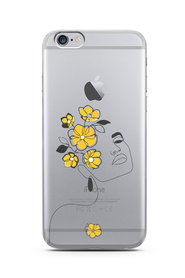 Super Transparent Phone Case with Headflow Design for iPhone 6/6S