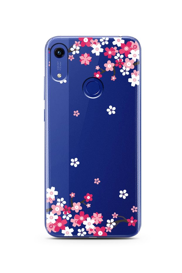 Honor 8A Art Sakura Design Super Transparent Phone Case
