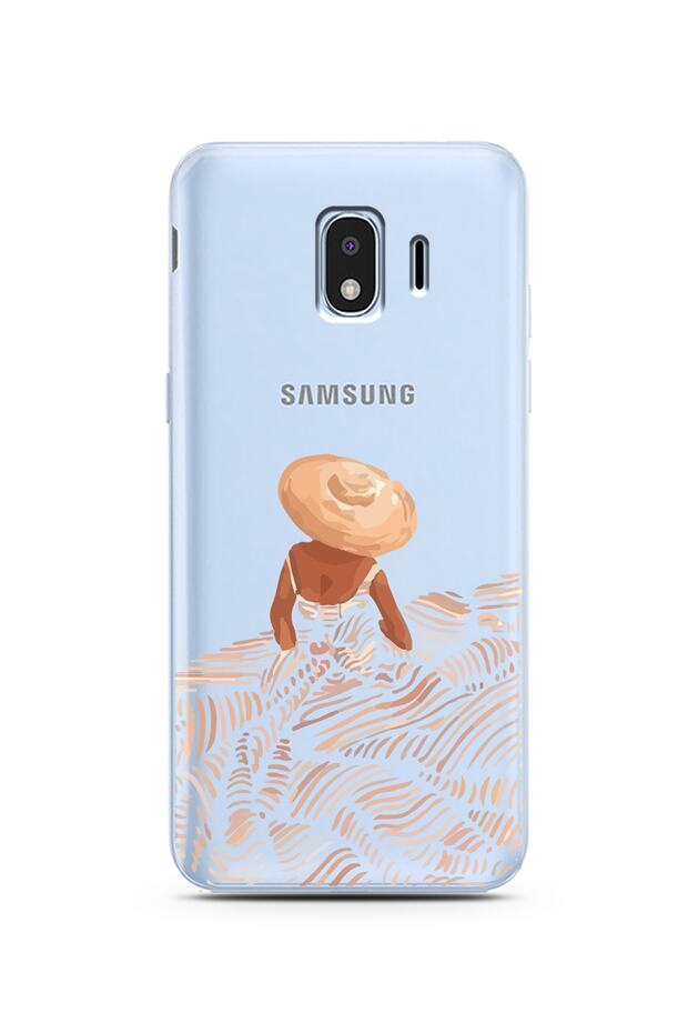Super Transparent Phone Case for Samsung J2 Pro Skirt Design