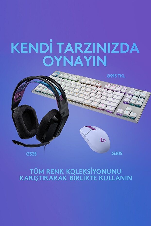 G G335 Kablolu Oyuncu Kulaklığı - Siyah - 8
