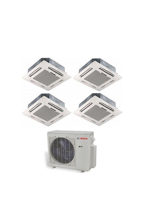 Multi Kaset Tipi Inverter Klima 36000 Btu 1 Dış  4 Iç Ünite 9000  9000  9000  18000 Btu - 1