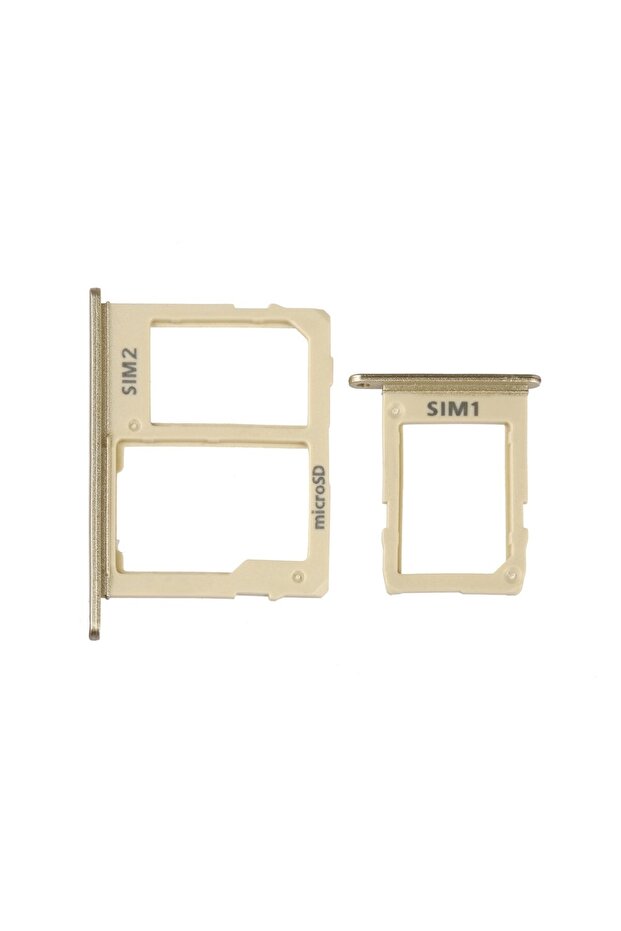 Samsung Galaxy J8 J810 Compatible Sim Card Tray Gold