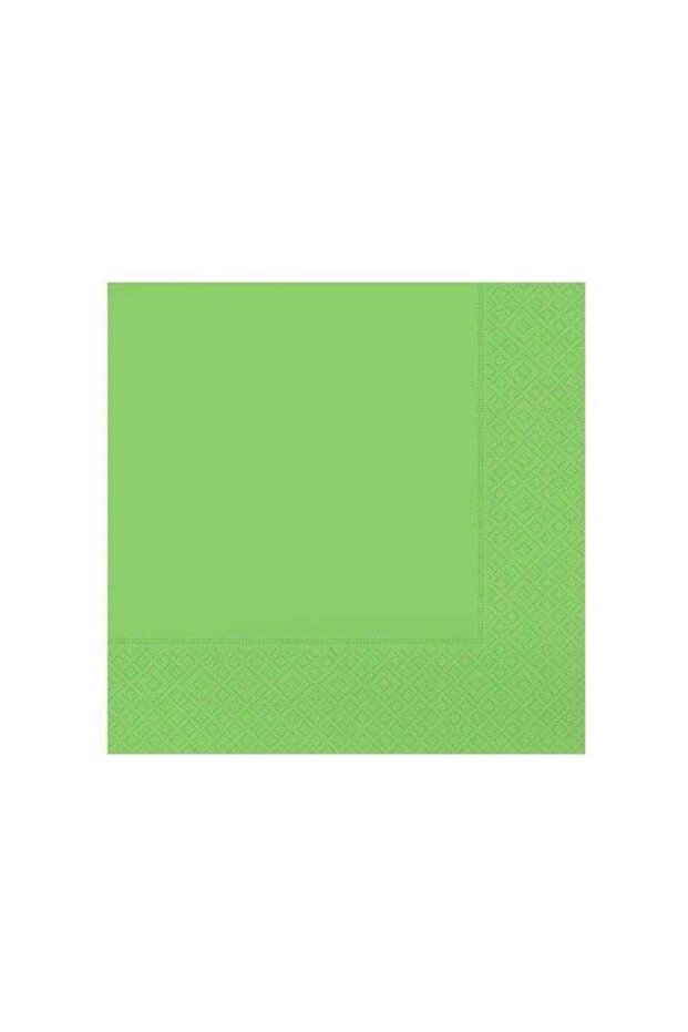 Green Napkin 20 Pieces - 33x33 Cm
