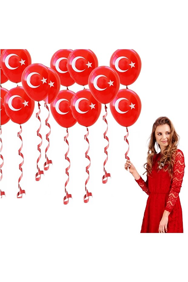 23 أبريل بالون العلم التركي 15 قطعة