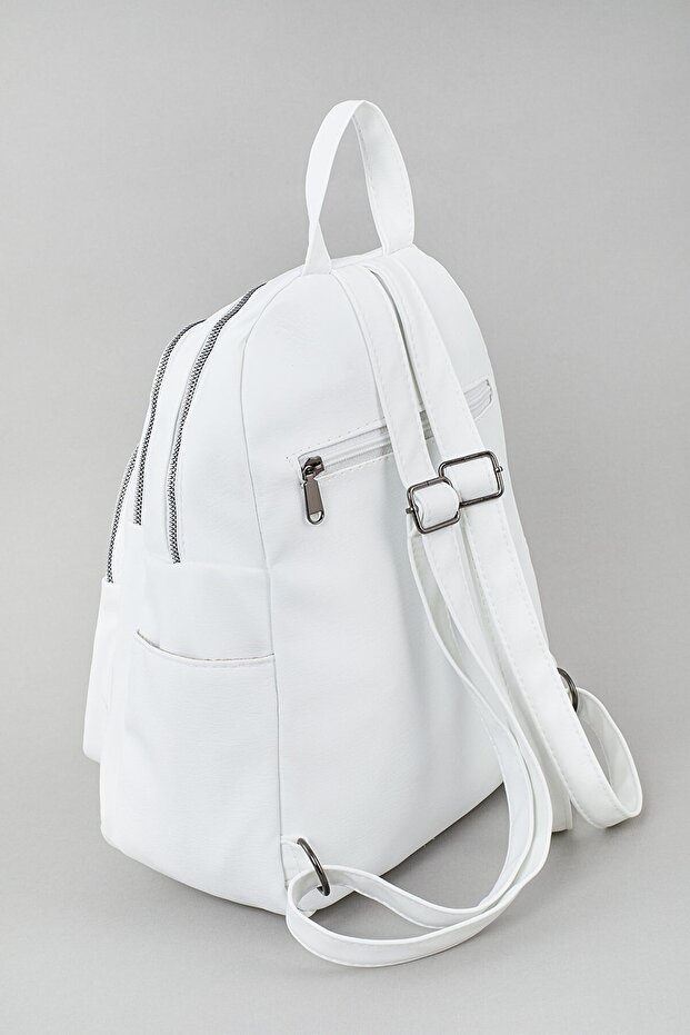 Dámsky biely batoh Multi-Eye - 3