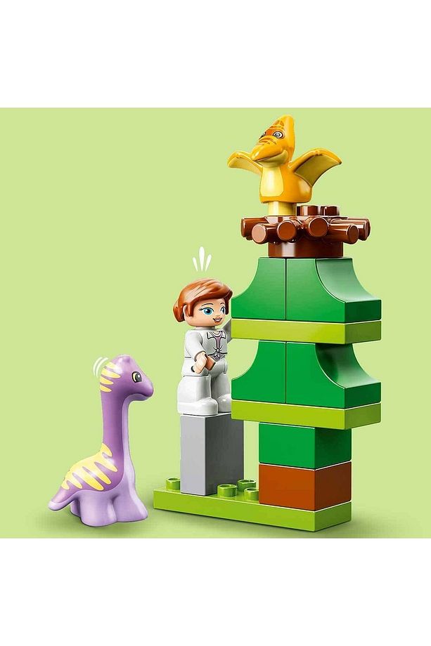 Jurassic World Dinozor Yuvası 10938 - 2 Yaş Ve Üzeri Çocuklar Için 3 Hayvan Ve Bir Cl - 4