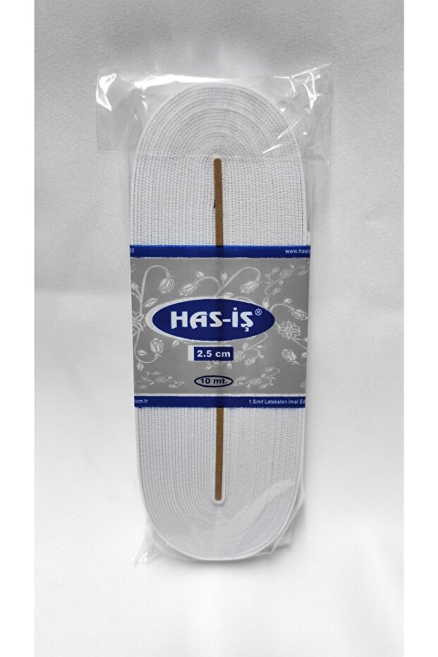 Has-Work White 2.5 cm Flat Tire 10 Meters Waist Leg Leg Tire