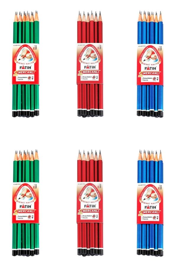 Pencil Coral Pencil 2022 New Design 72 Pieces