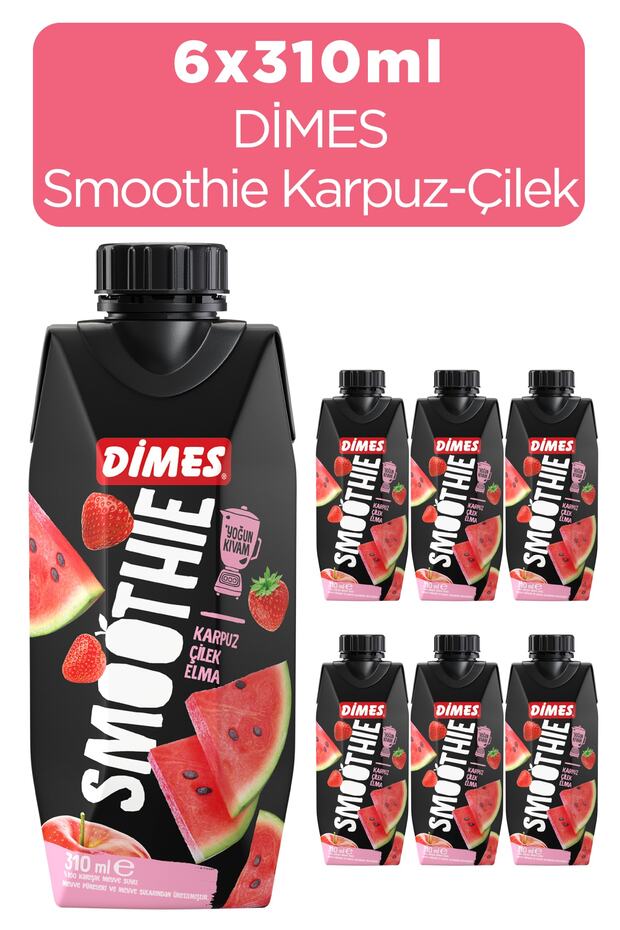 Smoothie Karpuz Çilek Ve Elma 6x310 Ml - 1