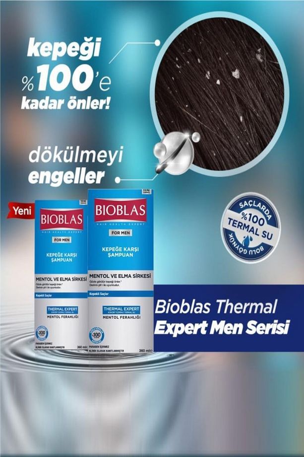 For Men Kepeğe Karşı Şampuan Mentol Ve Elma Sirkesi 360 Ml X 2 Adet - 3