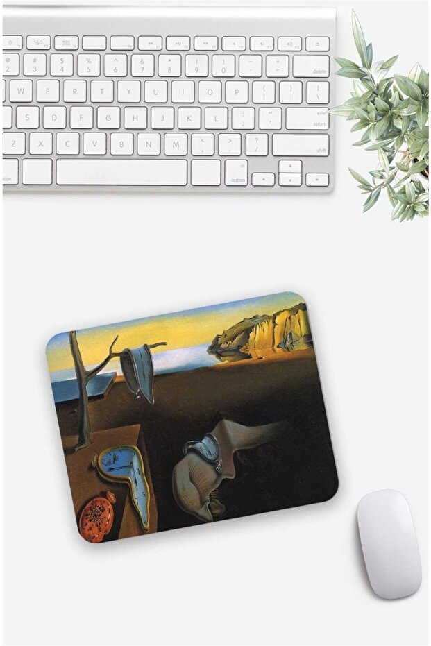 Melting Clocks Patterned Mouse Pad - 1