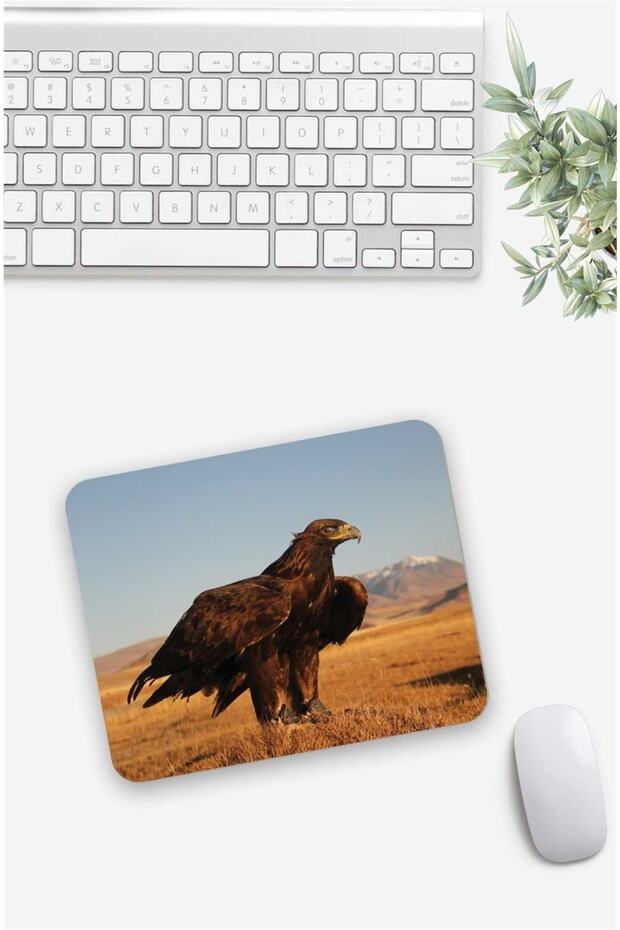 Eagle Patterned Mouse Pad - 1