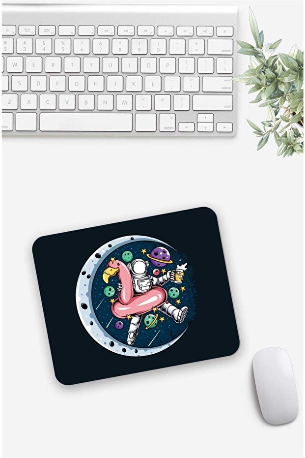 Flamingo Patterned Mouse Pad - 1