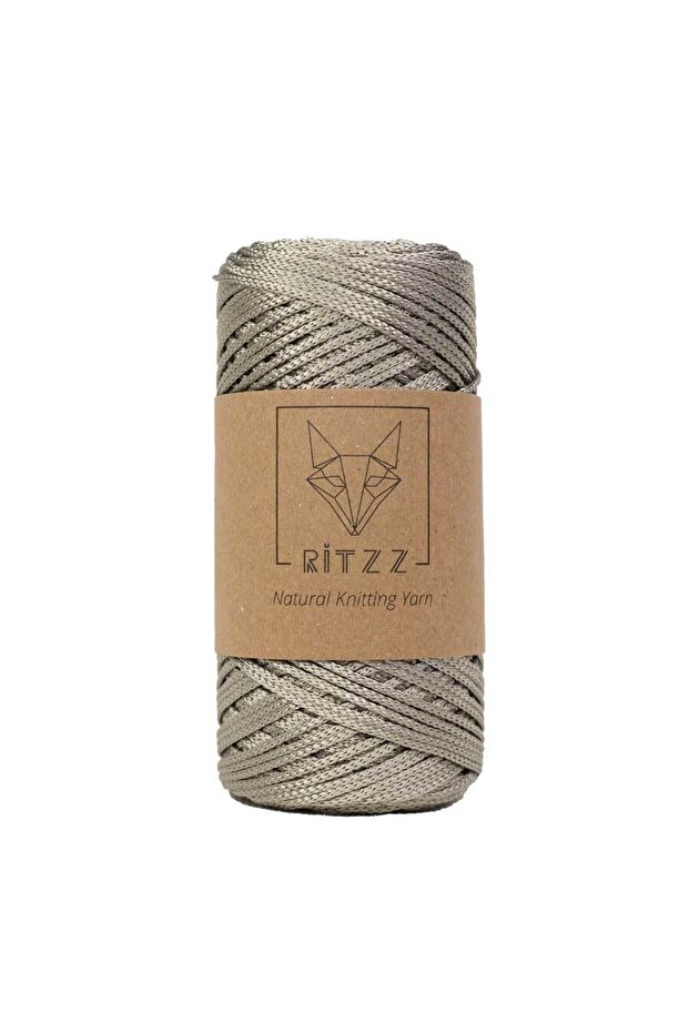 خيط بوليستر مكرامية 2 مم أخضر كاكي - 1