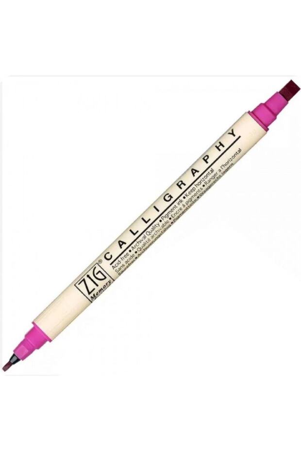 Zig Calligraphy Ms-3400 025 - Pure Pink Pen