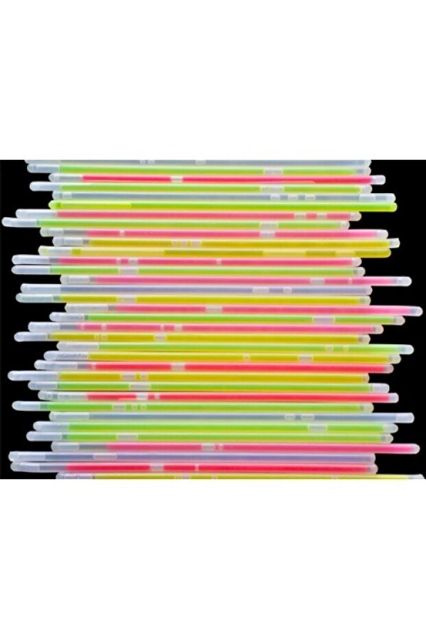 Neon Fosforlu Çubuk Glow Stick Parti Eğlencesi 10 Adet - 2