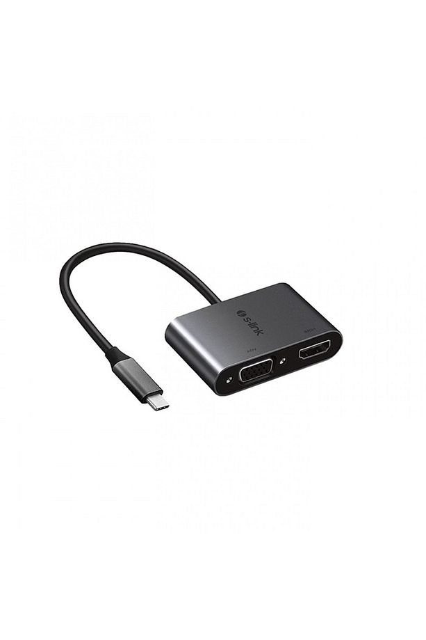Swapp SW-U516 4K@30Hz TypeC to HDMI + VGA Adaptör - 1