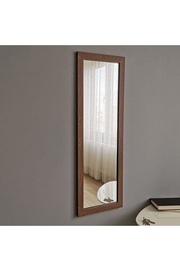 Ceviz Dekoratif Ayna 35x100 cm A210 - 1