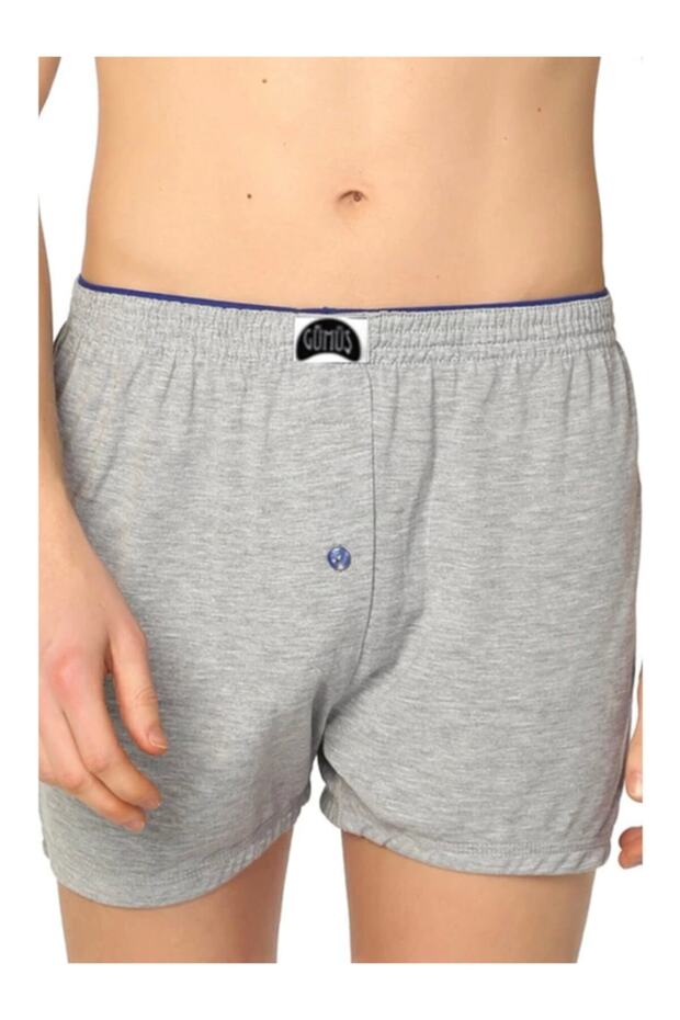 Men's Gray Towel Waist Boxer 6 Pack