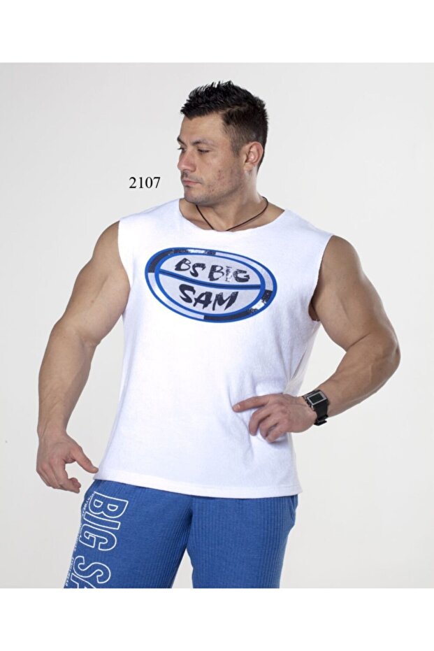 Beyaz Havlu Atlet 2107 - 1