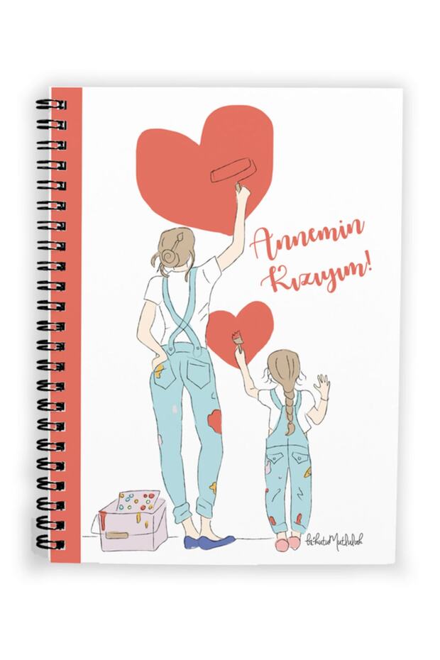 Gift - N004 A5 Design Spiral Notebook - I'm My Mother's Daughter